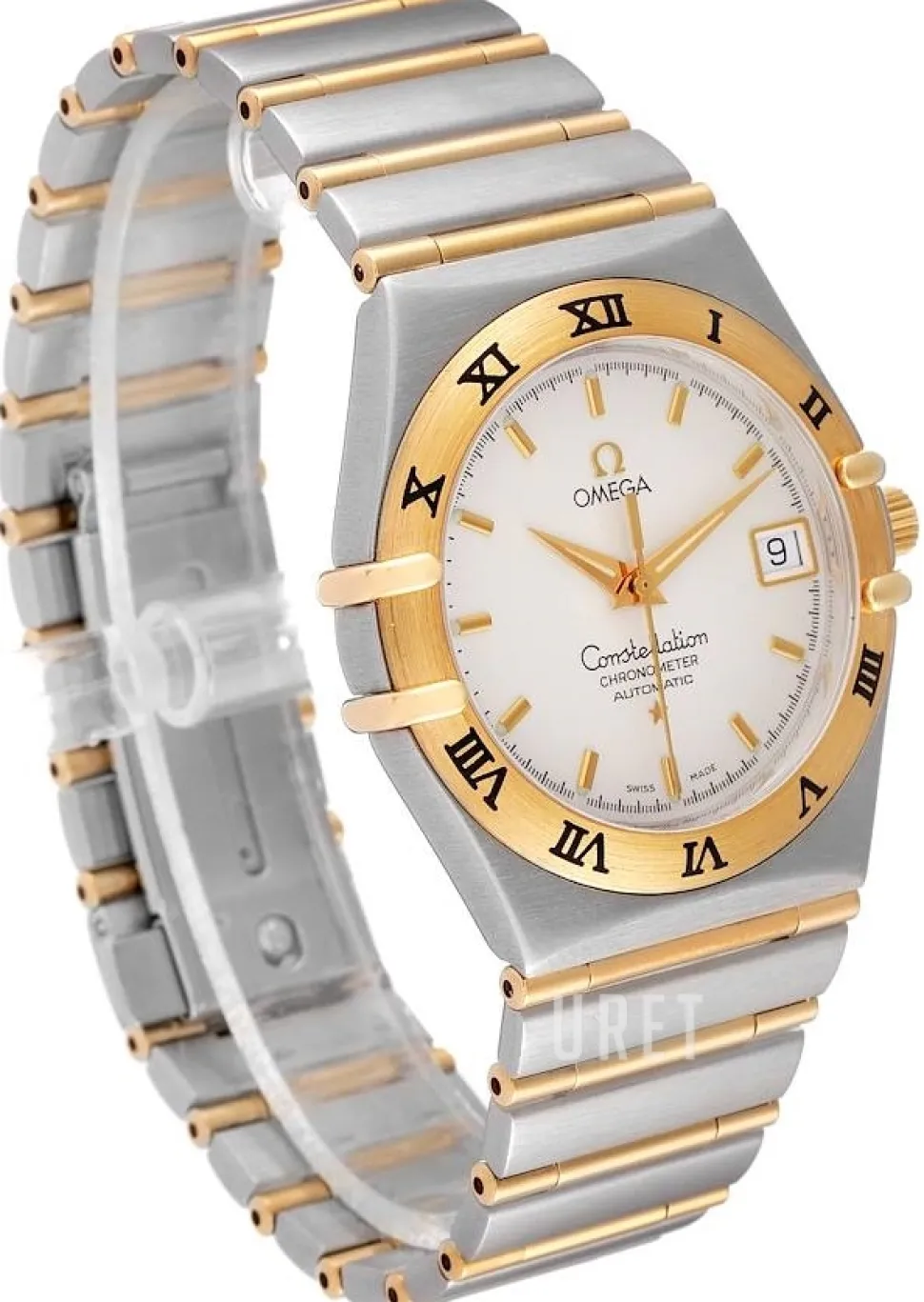 Constellation Herr Vit/18 karat gult guld Ø35 mm