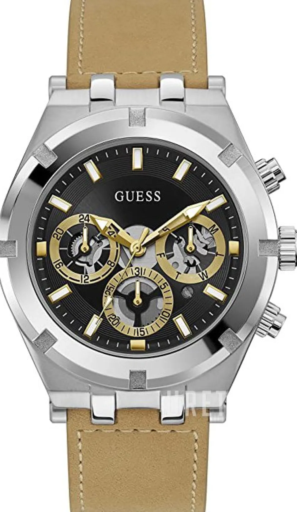 Continental Svart/Läder Ø44 mm