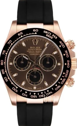 Cosmograph Daytona Brun/Gummi Ø40 mm