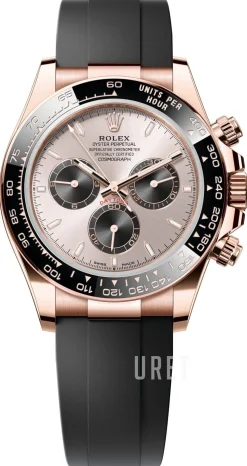 Cosmograph Daytona Roséguldstonad/Gummi Ø40 mm