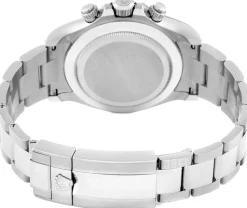 Cosmograph Daytona Silverfärgad/18 karat vitt guld Ø40 mm