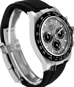 Cosmograph Daytona Silverfärgad/Gummi Ø40 mm