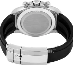 Cosmograph Daytona Silverfärgad/Gummi Ø40 mm