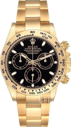 Cosmograph Daytona Svart/18 karat gult guld Ø40 mm