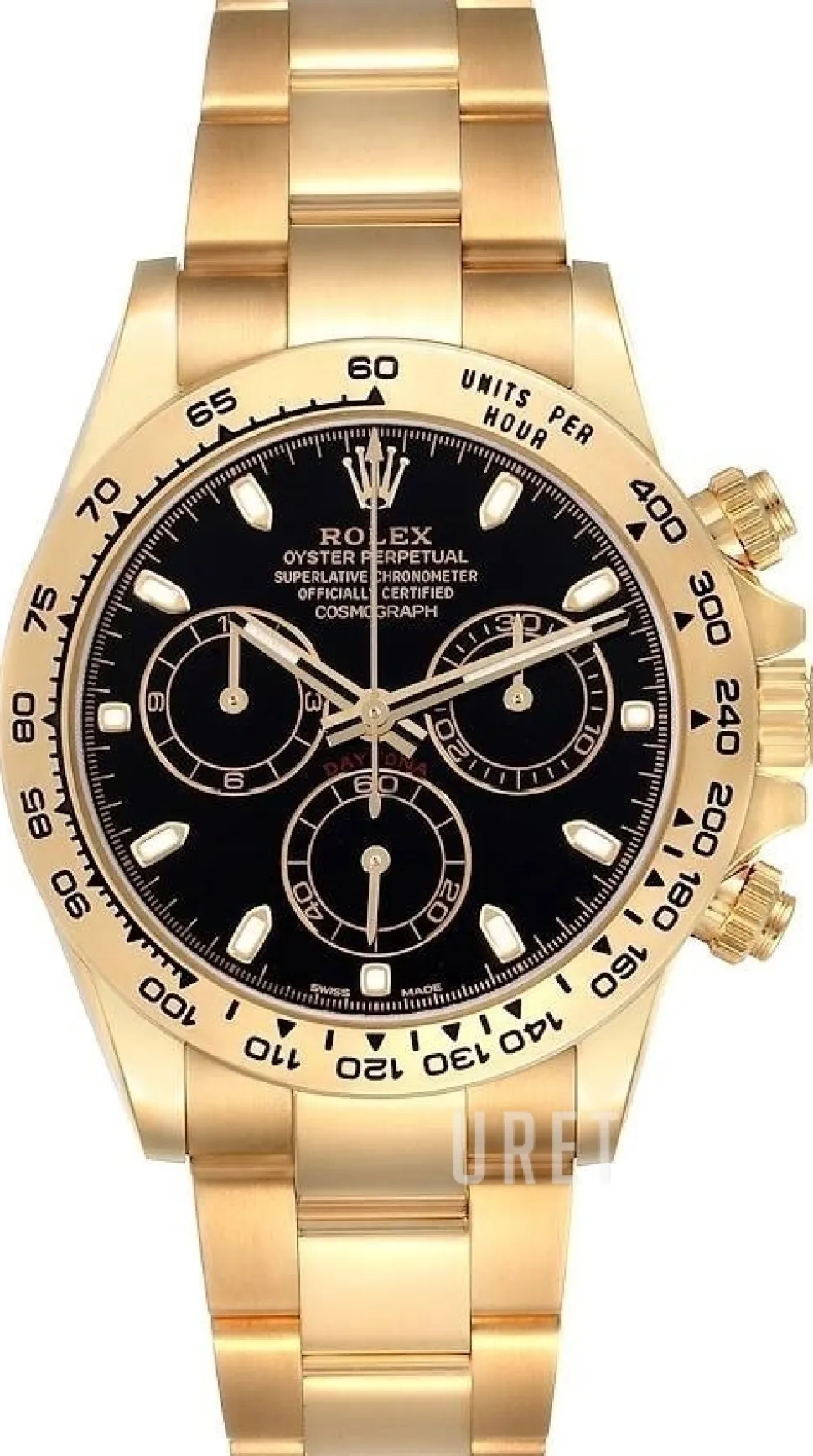 Cosmograph Daytona Svart/18 karat gult guld Ø40 mm