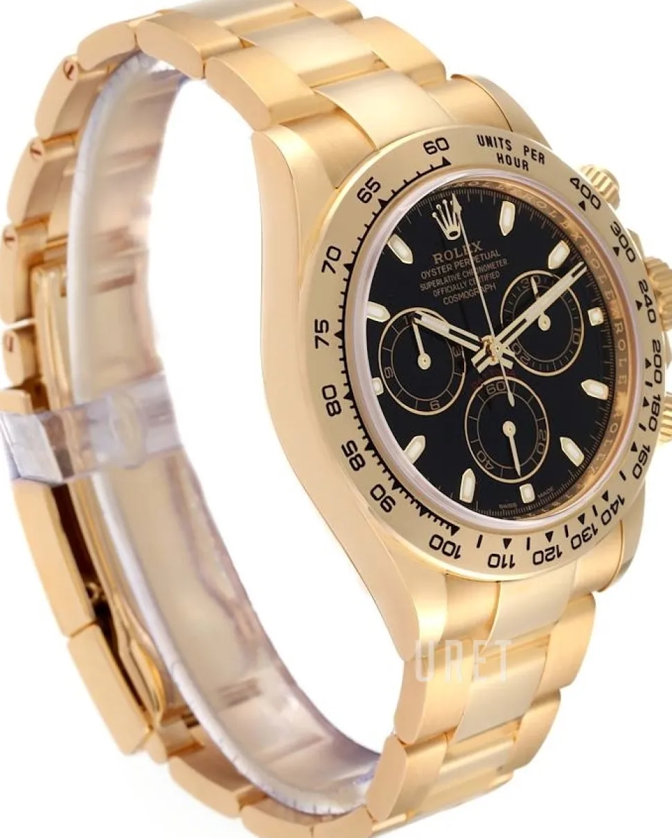 Cosmograph Daytona Svart/18 karat gult guld Ø40 mm
