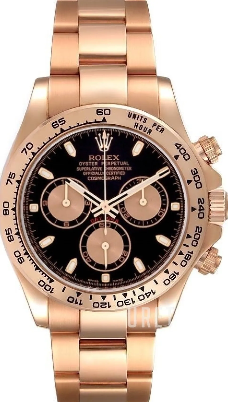 Cosmograph Daytona Svart/18 karat roséguld Ø40 mm