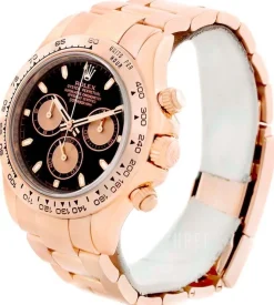 Cosmograph Daytona Svart/18 karat roséguld Ø40 mm