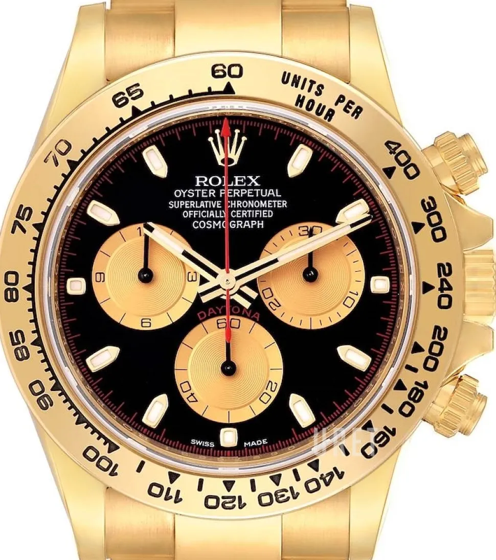 Cosmograph Daytona Svart/18 karat gult guld Ø40 mm