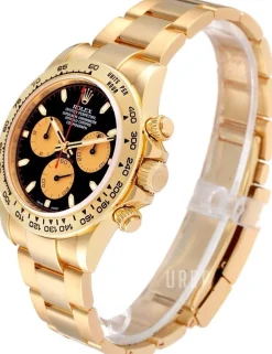 Cosmograph Daytona Svart/18 karat gult guld Ø40 mm