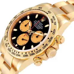 Cosmograph Daytona Svart/18 karat gult guld Ø40 mm