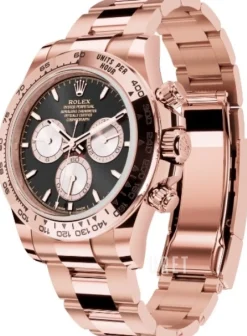 Cosmograph Daytona Svart/18 karat roséguld Ø40 mm