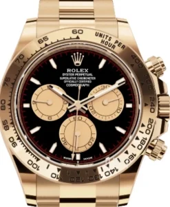 Cosmograph Daytona Svart/18 karat gult guld Ø40 mm