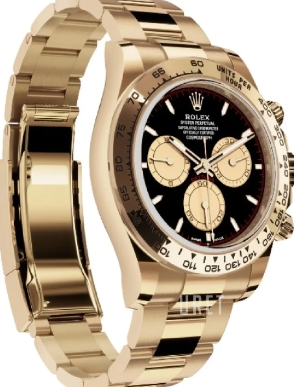 Cosmograph Daytona Svart/18 karat gult guld Ø40 mm