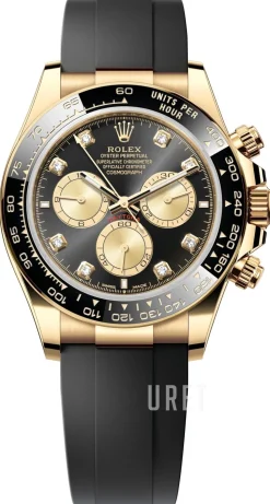 Cosmograph Daytona Svart/Gummi Ø40 mm