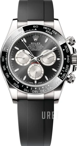 Cosmograph Daytona Svart/Gummi Ø40 mm