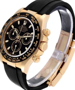 Cosmograph Daytona Svart/Gummi Ø40 mm