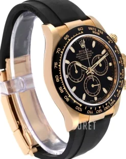 Cosmograph Daytona Svart/Gummi Ø40 mm