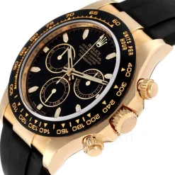 Cosmograph Daytona Svart/Gummi Ø40 mm