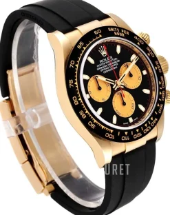 Cosmograph Daytona Svart/Gummi Ø40 mm