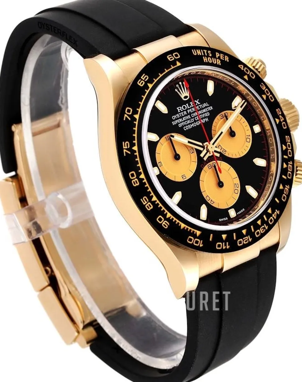 Cosmograph Daytona Svart/Gummi Ø40 mm