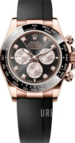 Cosmograph Daytona Svart/Gummi Ø40 mm