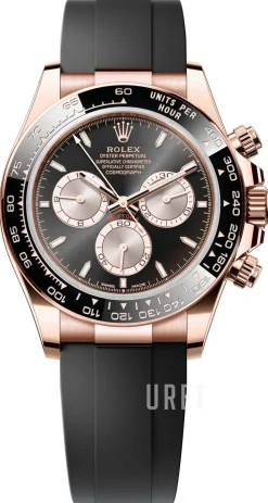 Cosmograph Daytona Svart/Gummi Ø40 mm