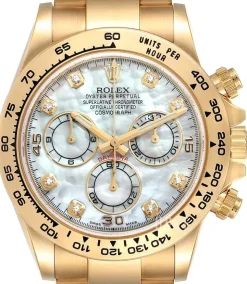 Cosmograph Daytona Vit/18 karat gult guld Ø40 mm