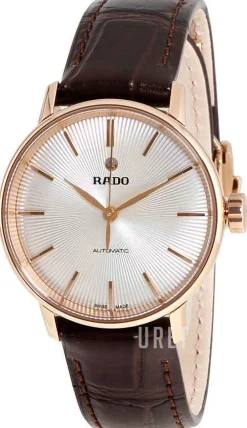 Coupole Silverfärgad/Läder Ø32 mm