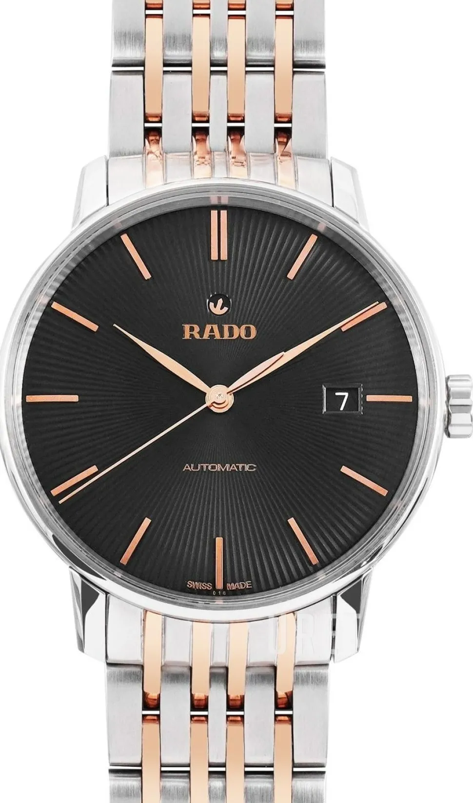 Coupole Svart/Roséguldstonat stål Ø34 mm