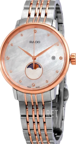 Coupole Vit/Roséguldstonat stål Ø34 mm