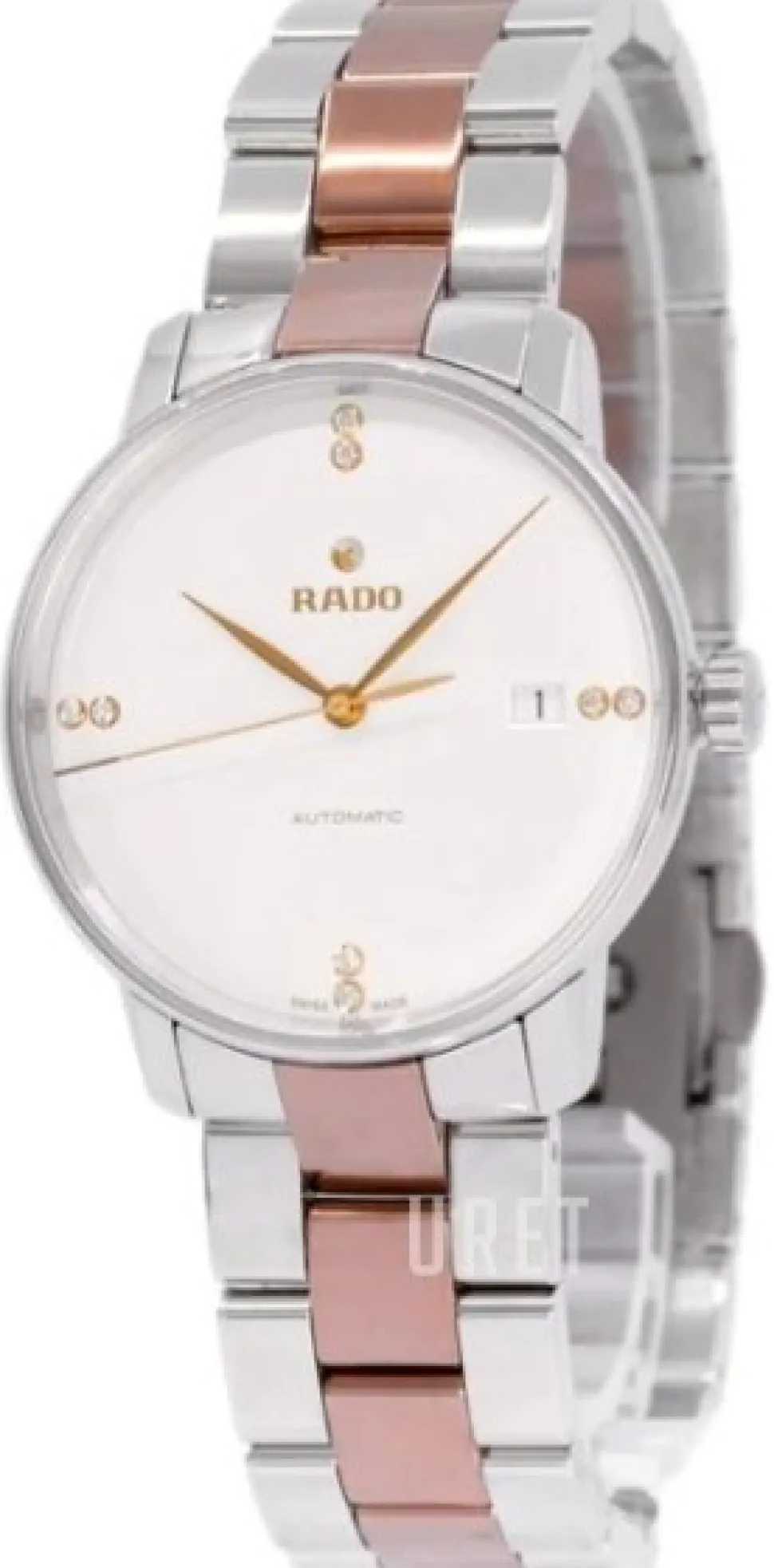 Coupole Vit/Roséguldstonat stål Ø38 mm