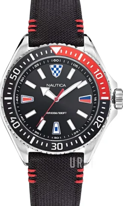 Crandon Park Svart/Läder Ø46 mm