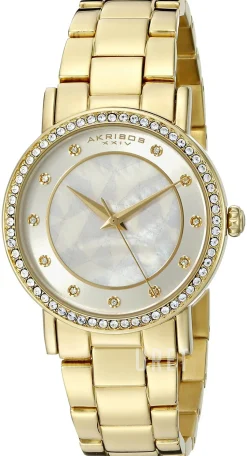 Crystal Silverfärgad/Gulguldtonat stål Ø34 mm