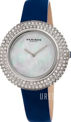 Crystal Vit/Läder Ø36 mm