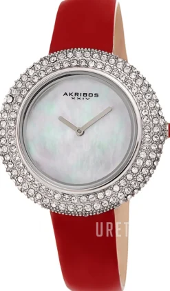 Crystal Vit/Läder Ø36 mm