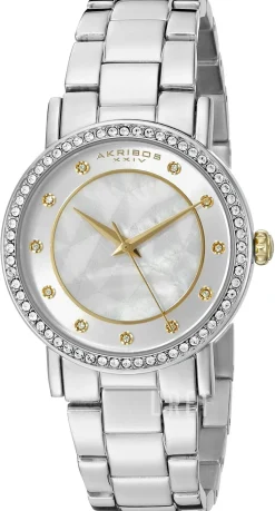 Crystal Vit/Stål Ø34 mm