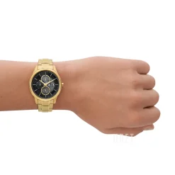 Dante Svart/Guldtonat stål Ø42 mm