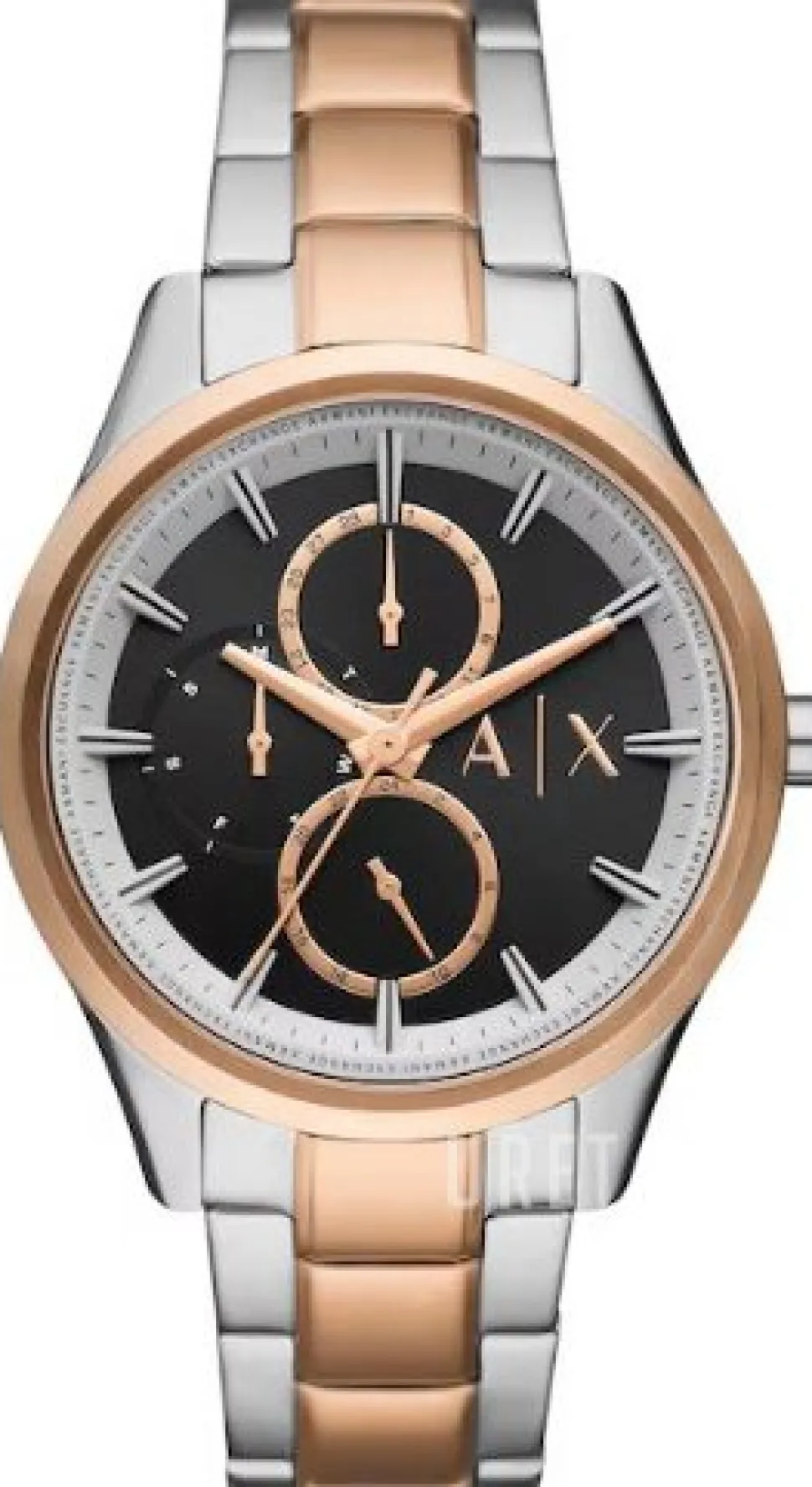 Dante Svart/Roséguldstonat stål Ø42 mm