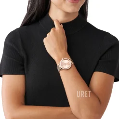 Darci Roséguldstonad/Roséguldstonat stål Ø39 mm