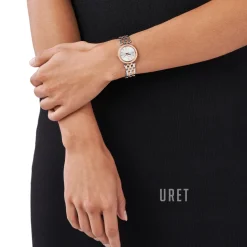 Darci Silverfärgad/Roséguldstonat stål Ø26 mm