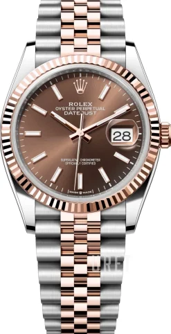 Datejust 36 Brun/Stål Ø36 mm