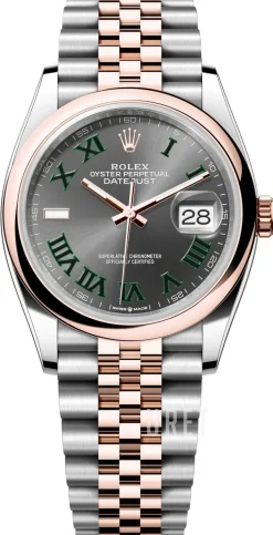 Datejust 36 Grå/Stål Ø36 mm