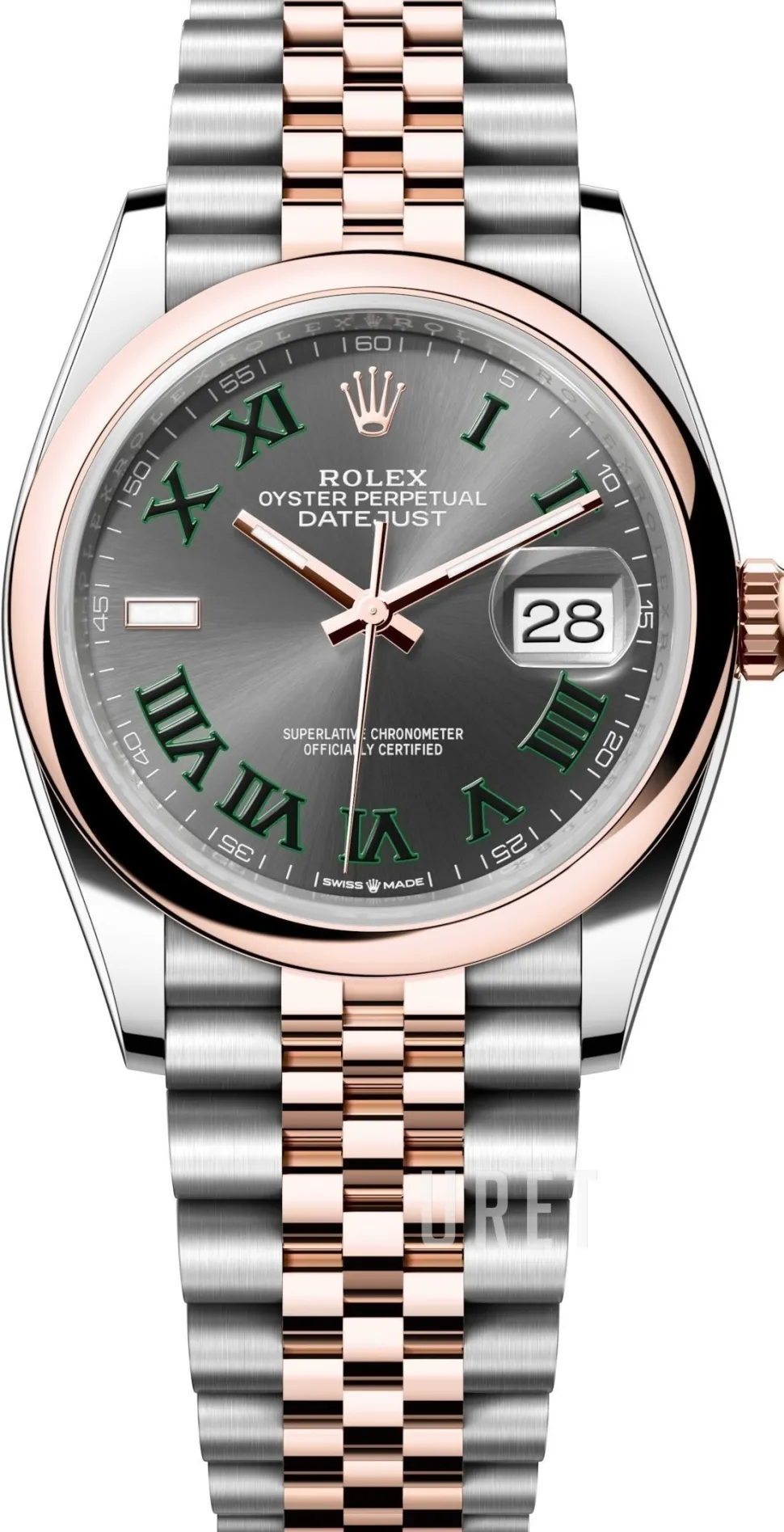 Datejust 36 Grå/Stål Ø36 mm