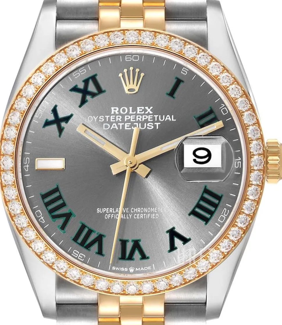 Datejust 36 Grå/Stål Ø36 mm