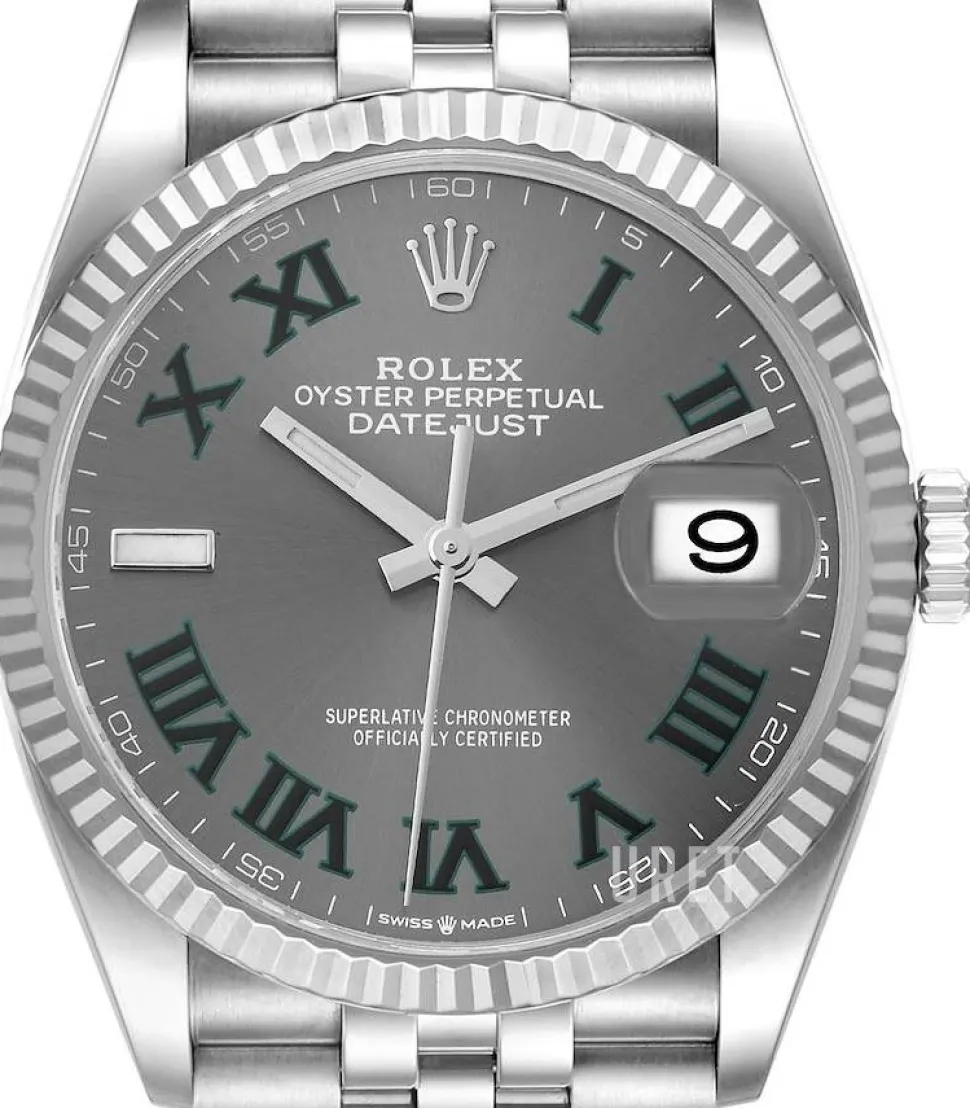 Datejust 36 Grå/Stål Ø36 mm