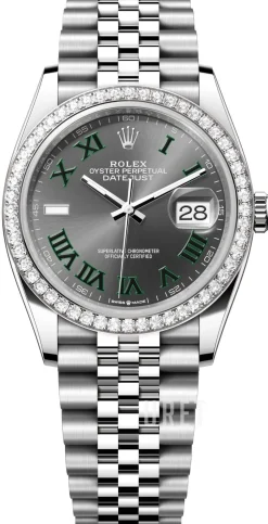 Datejust 36 Grå/Stål Ø36 mm