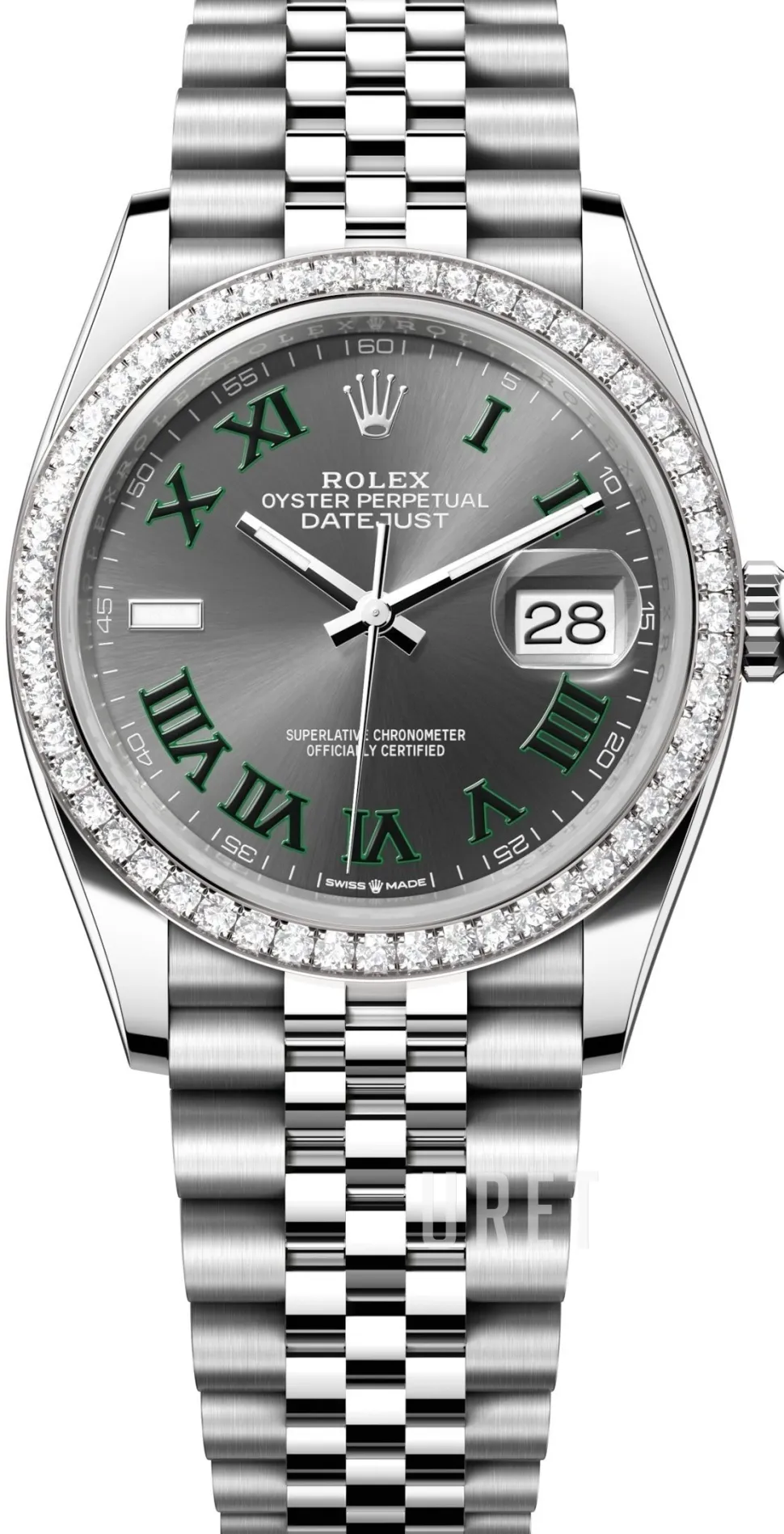 Datejust 36 Grå/Stål Ø36 mm