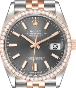 Datejust 36 Grå/Stål Ø36 mm