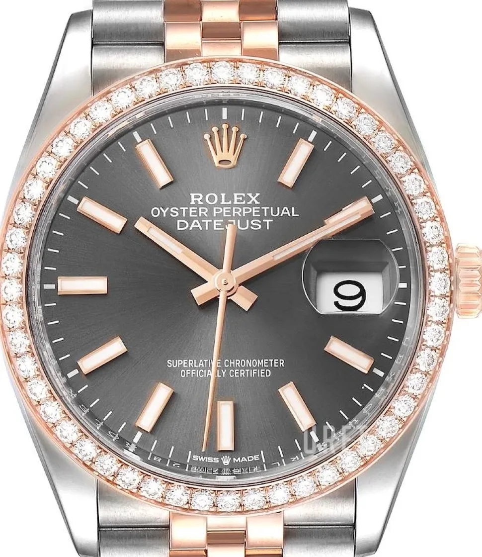 Datejust 36 Grå/Stål Ø36 mm